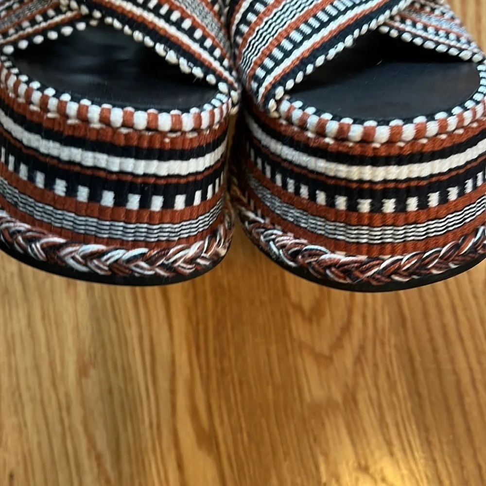 Free People x Amambaih Beatriz Wrap Sandals Size 36 EU NEW